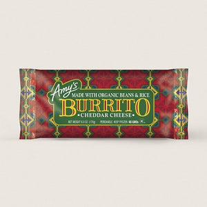 CHEDDAR CHEESE BEAN & RICE BURRITO