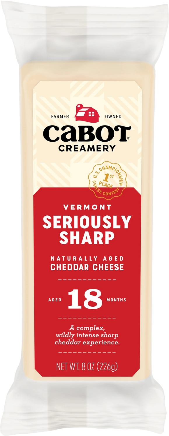 SERIOUSLY SHARP WHITE CHEDDAR PARCHMENT BAR