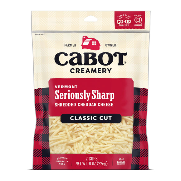 SERIOULY SHARP WHITE CHEDDAR SHRED