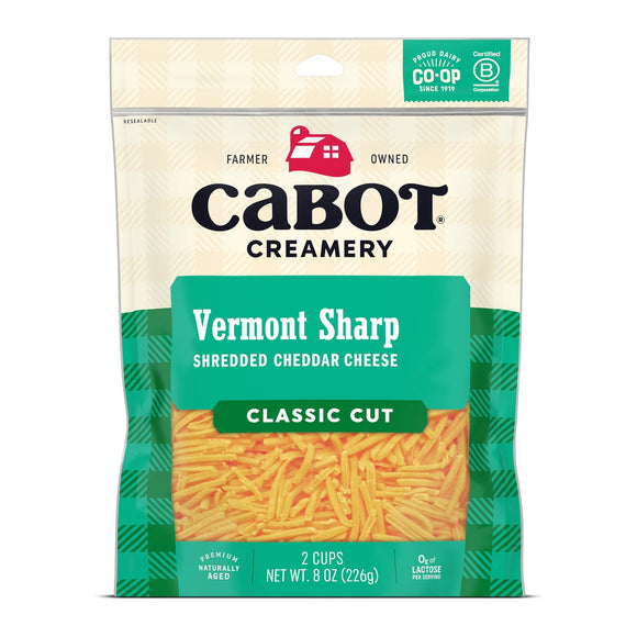 SHARP WHITE CHEDDAR SHREDS