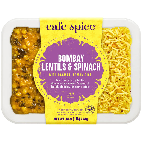 BOMBAY LENTIL & SPINACH MEAL