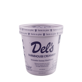 LAVENDER HONEY BLUEBERRY ICE CREAM