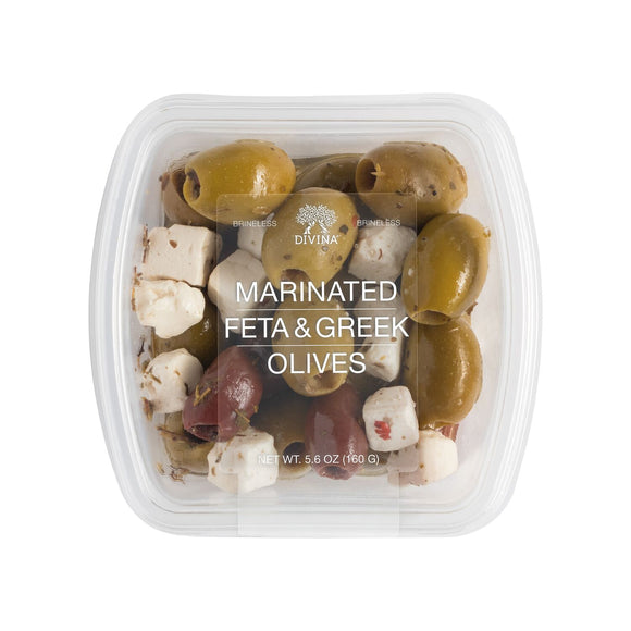 MARINATED FETA & GREEK OLIVES DELI CUP