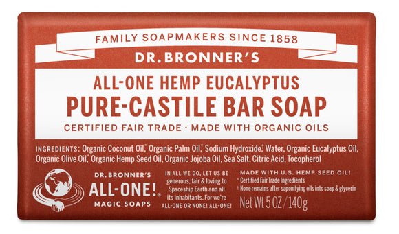 DR. BRONNER BAR SOAP EUCALYPTUS