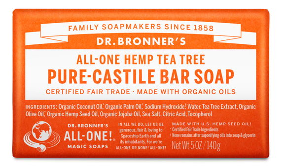 DR. BRONNER BAR SOAP TEA TREE