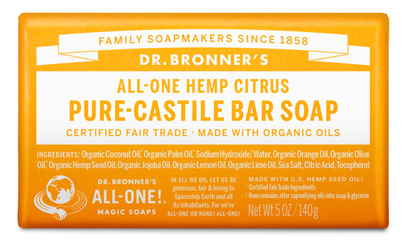 DR. BRONNER BAR SOAP CITRUS