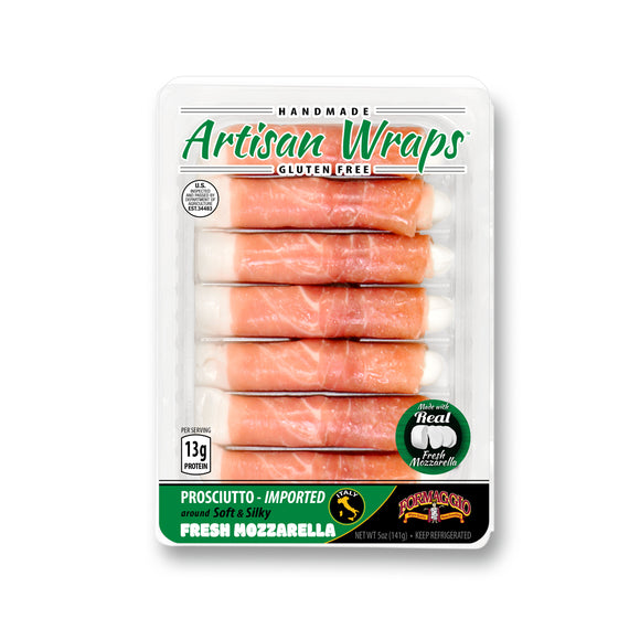 FRESH SOFT & SILKY MOZZARELLA WRAPPED IN PROSCIUTTO