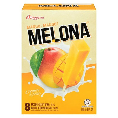 MELONA ICE CREAM BAR MANGO 8PK