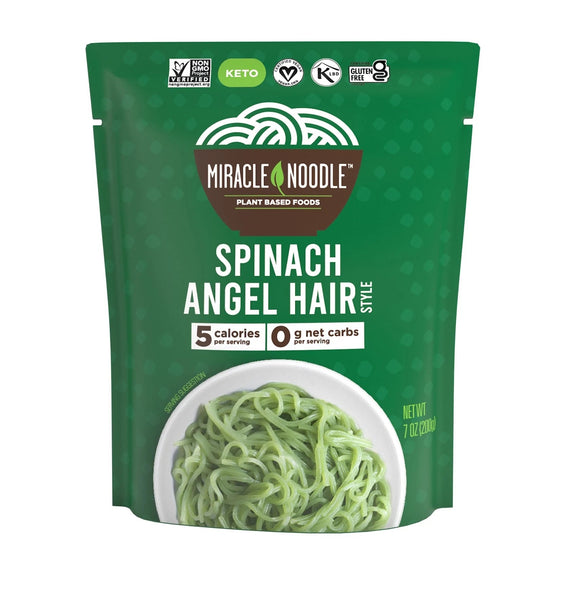 MIRACLE NOODLE RN&R SPINACH ANGEL HAIR