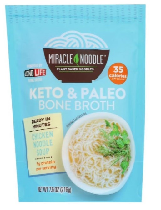 MIRACLE NOODLE KETO BROTH CHICKEN BONE