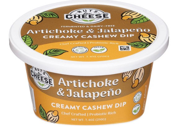 ARTICHOKE & JALAPENO CREAMY CASHEW DIPS