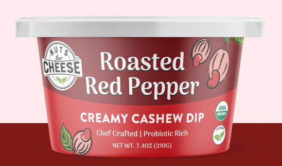 ROASTED RED PEPPER CREAMY CASHEW DIPS
