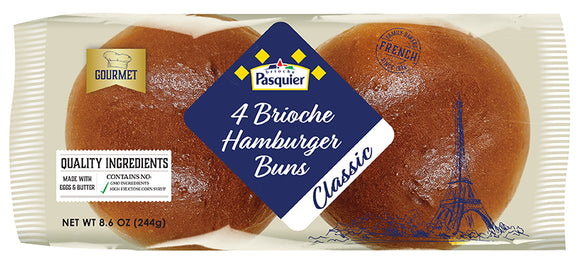 BRIOCHE HAMBURGER BUNS CLASSIC