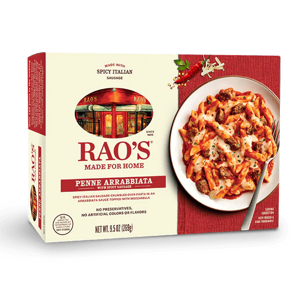 RAO'S SINGLE SERVE PENNE ARRABBIATA SAUSAGE