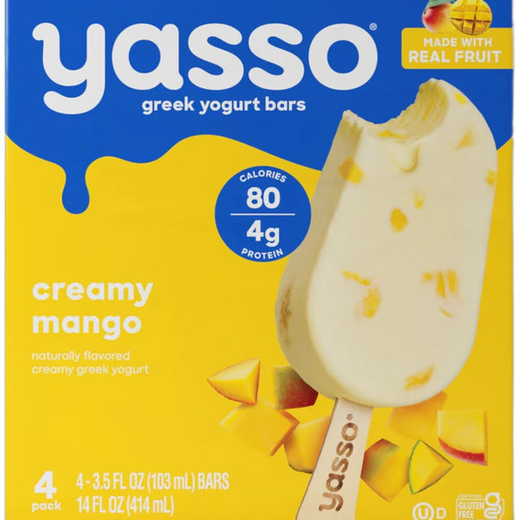 CREAMY MANGO GREEK YOGURT BARS