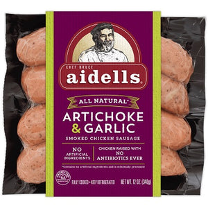 ARTICHOKE ROASTED GARLIC LINK SAUSAGE
