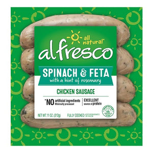 SPINACH & FETA CHICKEN SAUSAGE