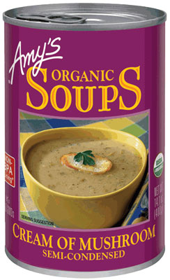 ORGANIC CREAM OF MUSHROOM  SEMI-CONDENSED SOUP