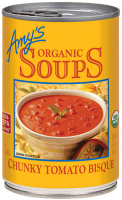 ORGANIC CHUNCKY TOMATO BISQUE SOUP