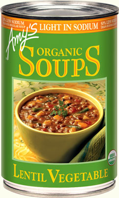 ORGANIC LENTIL VEGETABLE SOUP