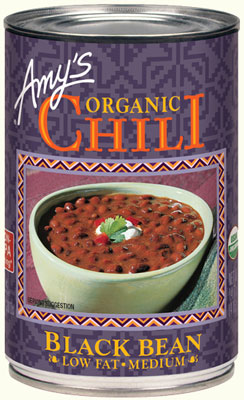 ORGANIC BLACK BEAN LOW FAT & MEDIUM  CHILI