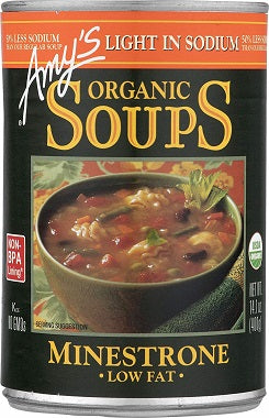 ORGANIC MINESTRONE LOW FAT SOUP