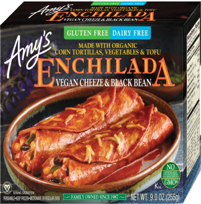 VEGAN CHEESE & BLACK BEAN ENCHILADA