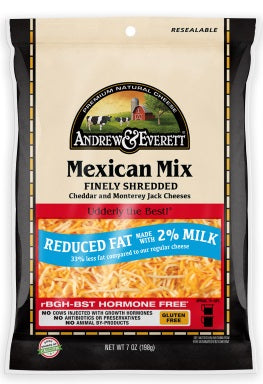 REDUCED FAT MEXICAN MIX CHEESE SHREDDED