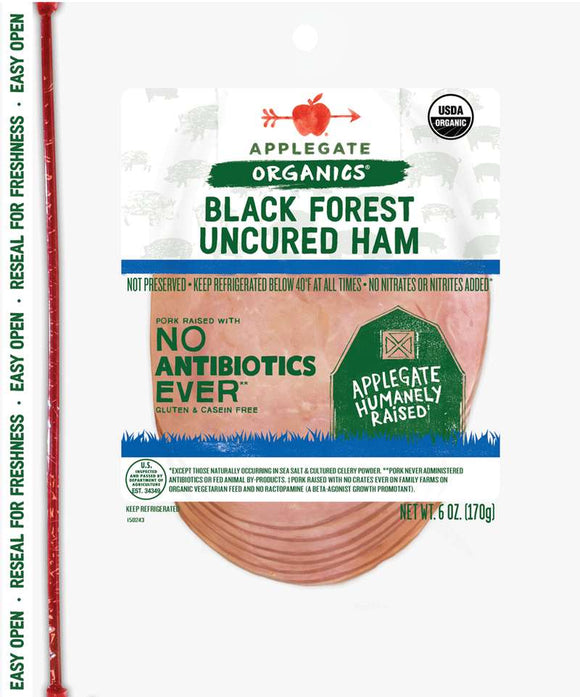 A.G. ORG UNCURED BLKFOREST HAM SL