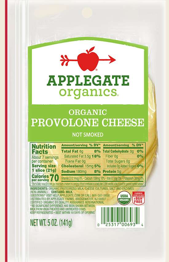 A.G. ORG. PROVOLONE CHEESE SL