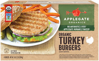 A.G. ORG TURKEY BURGERS