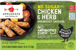 ORGANIC NO SUGAR CHICKEN & HERB SAUSAGE