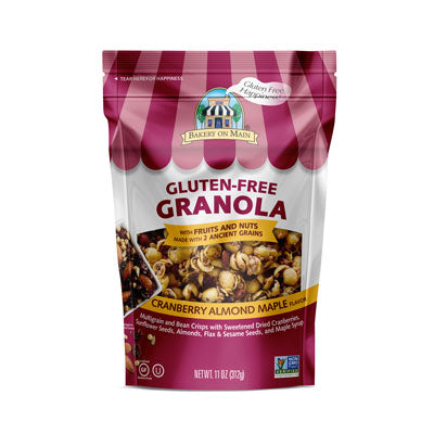 CRANBERRY ALMOND MAPLE GRANOLA (GLUTEN FREE)
