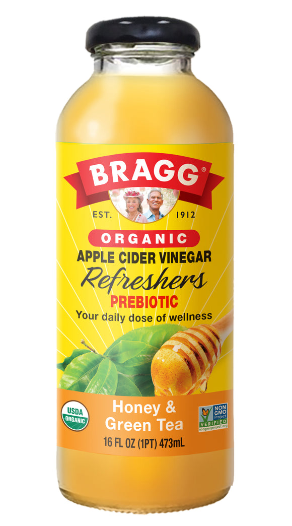 BRAGG ACV REFRESHER HONEY & GREEN TEA