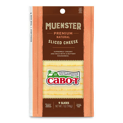 MUENSTER SHINGLED SLICES