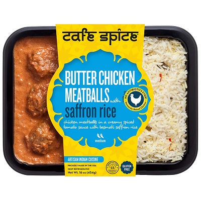 BUTTER CHICKEN MEATBALLS MEAL