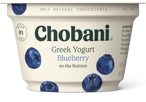 BLUEBERRY GREEK YOGURT (FAT-FREE)