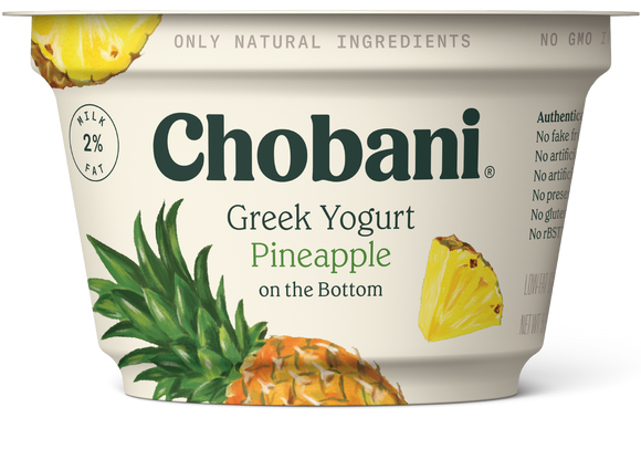 PINEAPPLE GREEK YOGURT (2% LOW FAT)