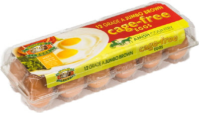 CAGE FREE JUMBO BROWN EGGS