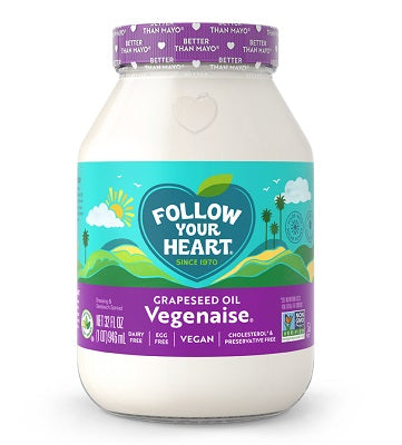 FOLLOW YOUR HEART GRAPESEED OIL - VEGENAISE
