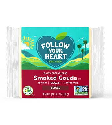 FOLLOW YOUR HEART SMOKED GOUDA CHEESE SLICED
