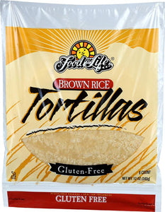 WHEAT & GLUTEN FREE BROWN RICE TORTILLAS
