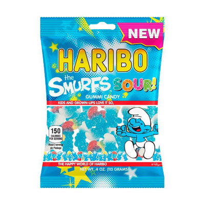 SOUR SMURFS GUMMI CANDY