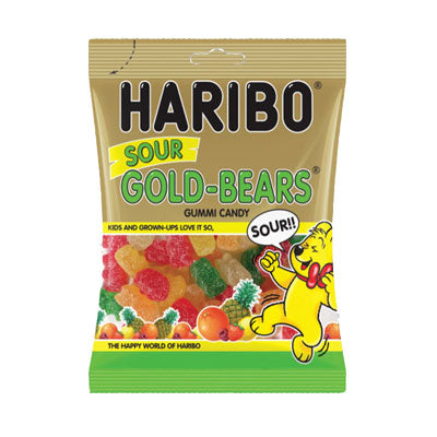 SOUR GOLD-BEARS GUMMI CANDY