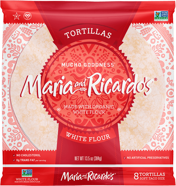 ORGANIC WHITE FLOUR TORTILLAS