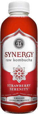 STRAWBERRY SERENITY SYNERGY RAW KOMBUCHA