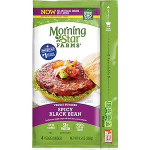 SPICY BLACK BEAN BURGER