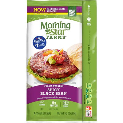 SPICY BLACK BEAN BURGER