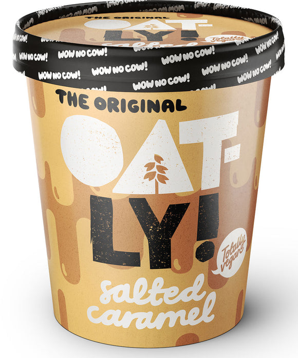 OATLY FROZEN DESSERT SALTED CARAMEL