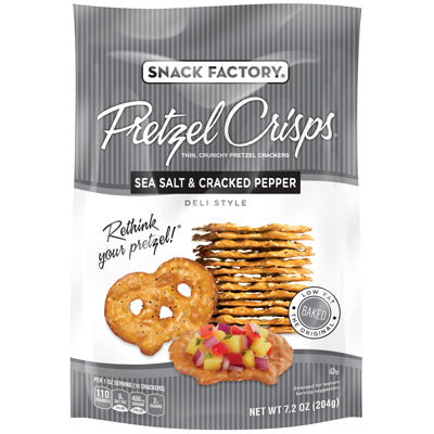 SEASALT & CRACKED PEPPER - PRETZEL